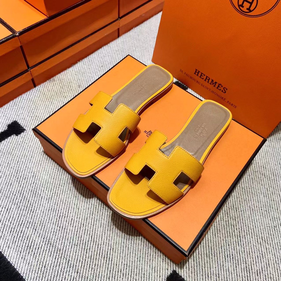 에르메스 올수공 오란 슬리퍼 샌들 앱송 19